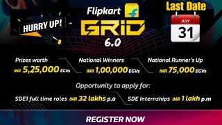 Flipkart Grid 60  Hackathon  Rewards and Awards  Dont Miss [upl. by Eade750]