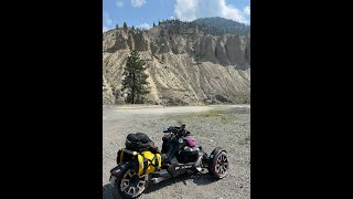 Bike trip to Lillooet CanAm Ryker Rally 1200 Tenere bike and two lovers of BC and the open roads [upl. by Voorhis]