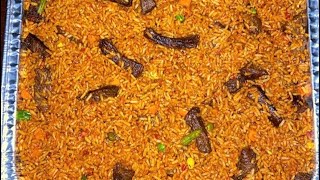 Jollof Rice  Recipe With Measurements [upl. by Orna556]