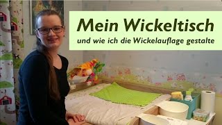 Mein Wickeltisch und wie ich die Wickelauflage gestalte  Meine Wickelkommode im Kinderzimmer [upl. by Dearman439]