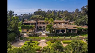 Prestigious Historic Estate in Montecito California  Sothebys International Realty [upl. by Ozneral128]