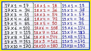 Times Tables in 10 minutes [upl. by Ynnelg]