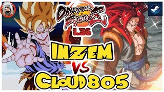 DBFZ Inzem vs Cloud805 Gohan GokuSSJ Goku vs GogetaSS4 Gohan GokuGT [upl. by Beekman]