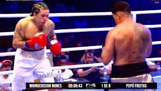 LUTA DO WHINDERSSON NUNES X ACELINO POPÓ  AO VIVO COM IMAGEM  LUTA DE BOXE EM HD HIGHLIGHTS [upl. by Brunn]