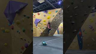 I love these slopers… kinda bouldering climbing indoorclimbing fitness rockclimbing [upl. by Ziul]