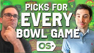 College Football Picks amp Predictions for EVERY Bowl Game  Betting U [upl. by Amikat724]