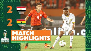 HIGHLIGHTS  Egypt 🆚 Ghana ملخص مباراة مصر وغانا TotalEnergiesAFCON2023 [upl. by Rosenblast217]