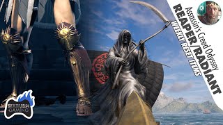 REAPER Figurehead amp RADIANT Greaves Assassins Creed Odyssey Sargon Weekly Reset Items [upl. by Judsen992]