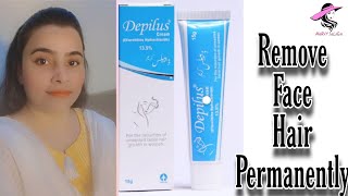 REMOVE FACE HAIR PERMANENTLYHAIR REMOVAL CREAM COMPLETE REVIEW BY MARRY SALEEM [upl. by Cari]