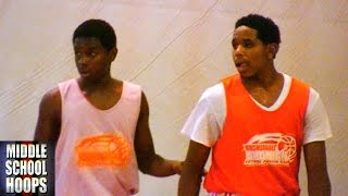 Marquise Walker vs Jeremiah Francis at BBall Spotlight Future Phenom Camp [upl. by Nilyaj]