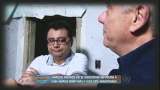 De Volta ao Passado Marcelo Rezende visita antiga casa e lembra da mãe [upl. by Spada]