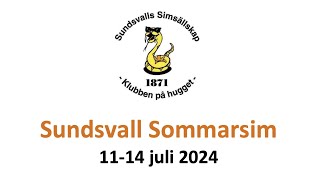 Sundsvall Sommarsim 2024  Pass 4 [upl. by Yrrag]