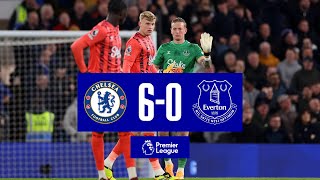 PREMIER LEAGUE HIGHLIGHTS CHELSEA 60 EVERTON [upl. by Ahsiuqram]