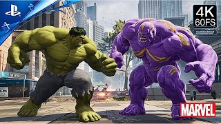 PS5 Marvels Avengers  Hulk Vs Abomination Boss Fight 4K HDR 60 FPS GAMEPLAY [upl. by Lorre234]