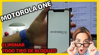 Hard resetComo quitar código de patrón o contraseña MOTOROLA ONE [upl. by Alaehs239]