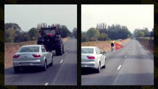 Overtaking a Cyclist Vs Overtaking a Tractor  Stayin Alive at 15 [upl. by Anauqed]