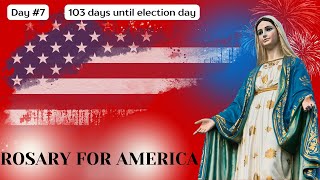 Power Prayer  Daily Rosary for DJT and the USA [upl. by Enner]