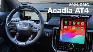 2024 GMC Acadia AT4  Driving Review [upl. by Hanley]