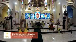 THE DIVINE MERCY CHAPLET St Joseph the Worker Shrine Lowell MA [upl. by Anitnamaid910]