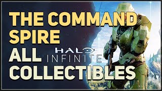 The Command Spire All Collectibles Halo Infinite [upl. by Cloutman]