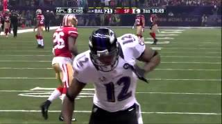 Jacoby Jones 109Yard Kickoff Return Super Bowl XLVII 2013 HD [upl. by Ylekalb]