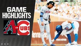 Dbacks vs Cubs Game Highlights 72024  MLB Highlights [upl. by Bedelia]