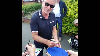 Ex Oldham Athletic Legend Mike Milligan Signing Autographs [upl. by Hassett]