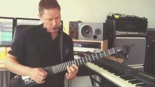 Richard Hallebeek tracking synthguitar for QED intro [upl. by Anitaf]