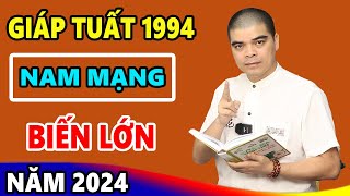 Tử Vi Tuổi Giáp Tuất 1994 Nam Mạng Năm 2024 TIỀN RƠI THẲNG MẶT Trả Sạch Nợ Nần Nếu Biết Điều NÀy [upl. by Alekal]