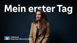 Mein erster Tag  Arbeiten bei der Volksbank BodenseeOberschwaben [upl. by Tamarra774]