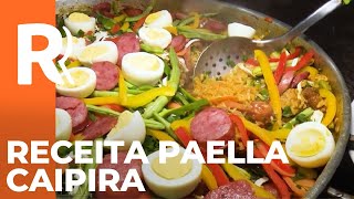 Receita paella caipira [upl. by Nnyre]