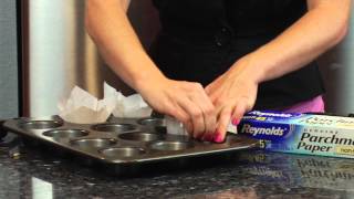 How to Make Parchment Paper Muffin Liners  Sugar amp Spice [upl. by Shanie]