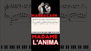 MADAME  LANIMA  MARRACASH amp MADAME  ritornello al pianoforte ritornellipop shorts [upl. by Homer]