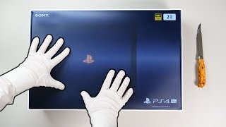 PS4 Pro quot500 MILLIONquot Limited Edition Unboxing 2TB Playstation 4 Console [upl. by Nahtanohj]