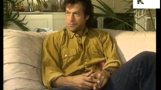 1990s Interview Cricketer Imran Khan at Home [upl. by Oelgnaed511]