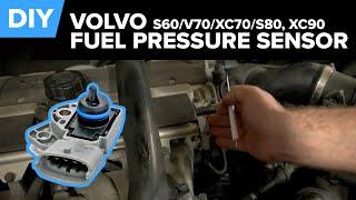 Volvo Fuel Pressure Sensor Replacement  Easy DIY S60 V70 XC70 S80 XC90 [upl. by Grethel353]