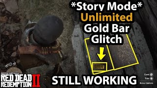 Red Dead Redemption 2  80 GOLD BAR GLITCH STILL WORKS [upl. by Yasmeen589]