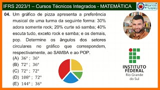 Questão 04 de matemática  IFRS 20231 [upl. by On]