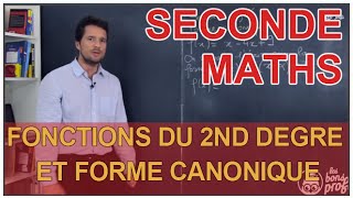 Fonction du second degré et forme canonique  Maths seconde  Les Bons Profs [upl. by Ancell]