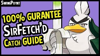 Galar Farfetchd  SirFetchd 100 GURANTEE Evolution Guide  Sword Exclusive Pokemon Sword Shield [upl. by Rice]