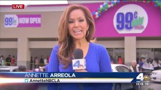 99 Cents Only Stores Grand Opening Celebration in West Covina NBC 4 [upl. by Gaye]