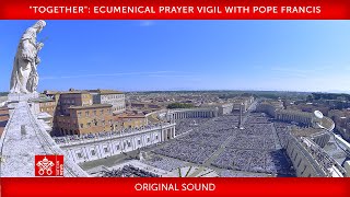 30 September 2023 quotTogetherquot Ecumenical Prayer Vigil Pope Francis [upl. by Ahcim]