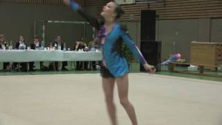 Rhythmische Sportgymnastik Keulen Jenny Kastein [upl. by Yanrahs]