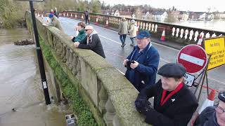 Bewdley River Severn in Flood 4th Jan 2024 [upl. by Alarice]