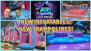 Air Thrill East Kilbride 2023  NEW Trampolines NEW Inflatables [upl. by Imorej565]