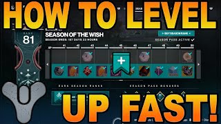 Destiny 2 How To Level Up Season Pass Fast  Destiny 2 [upl. by Fritts]