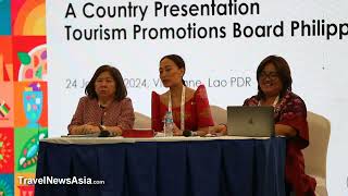 Philippines Tourism Press Conference at the ASEAN Tourism Forum 2024 in Vientiane Laos [upl. by Shirk]