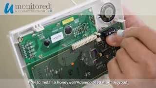 Install a Honeywell 6160 Keypad [upl. by Letnwahs]