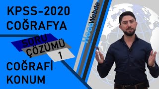 🌍 🕘 1 KPSS 2020 Coğrafya Soru Çözümü Engin Eraydın  Coğrafi Konum [upl. by Panta]