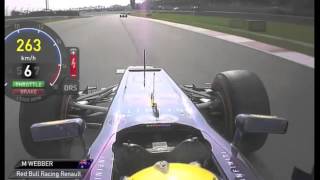 Mark Webber Shows Sebastian Vettel The Middle Finger  Webber Flipping the Bird [upl. by Westberg]